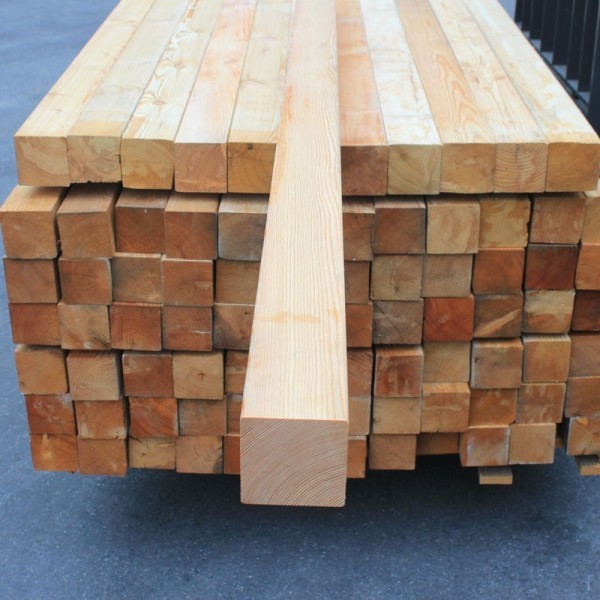 A-Sortierung / Kantholz 90x90mm Sibirische Lärche