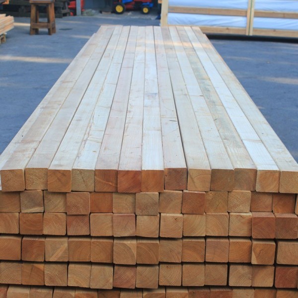 A-Sortierung / Kantholz 90x90mm Sibirische Lärche