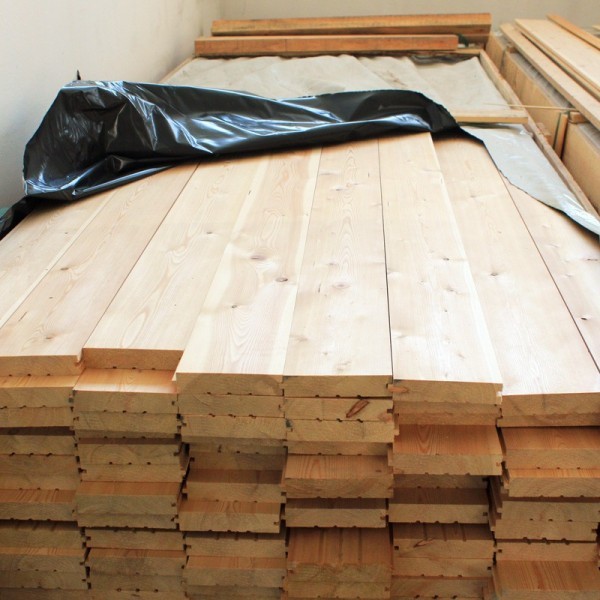 A-Sortierung / Bodendiele 28x122mm Sibirische Lärche