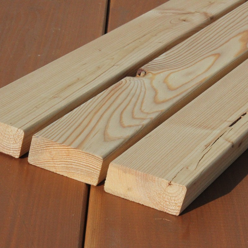 B-Sortierung / Rhombusleiste (15°) 27x68mm Sibirische Lärche