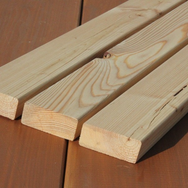 B-Sortierung / Rhombusleiste (15°) 27x68mm Sibirische Lärche