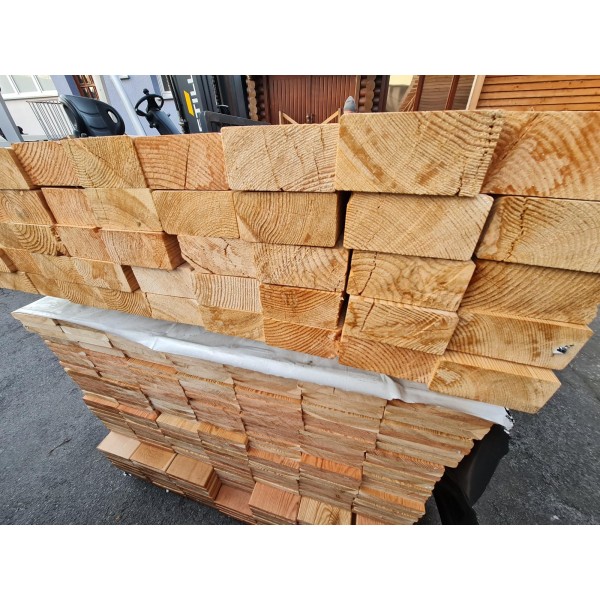 Restposten / Kantholz 45x95mm Sibirische Lärche