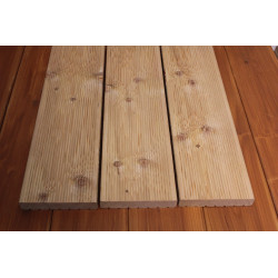 Terrassendielen geriffelt sibirische Lärche - Larix sibirica