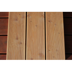 Terrassendielen geriffelt sibirische Lärche - Larix sibirica