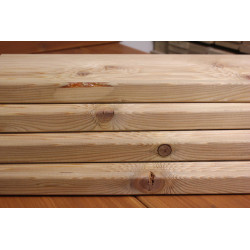 Terrassendielen geriffelt sibirische Lärche - Larix sibirica