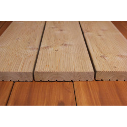 Terrassendielen geriffelt sibirische Lärche - Larix sibirica