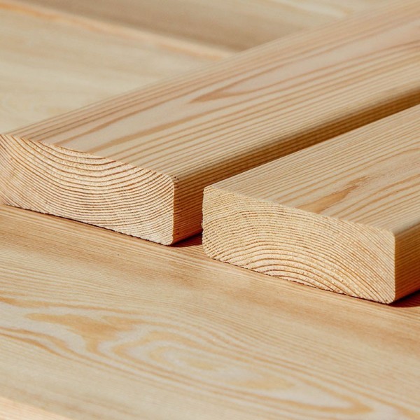 A-Sortierung / Glattkantbretter 28x90mm Sibirische Lärche