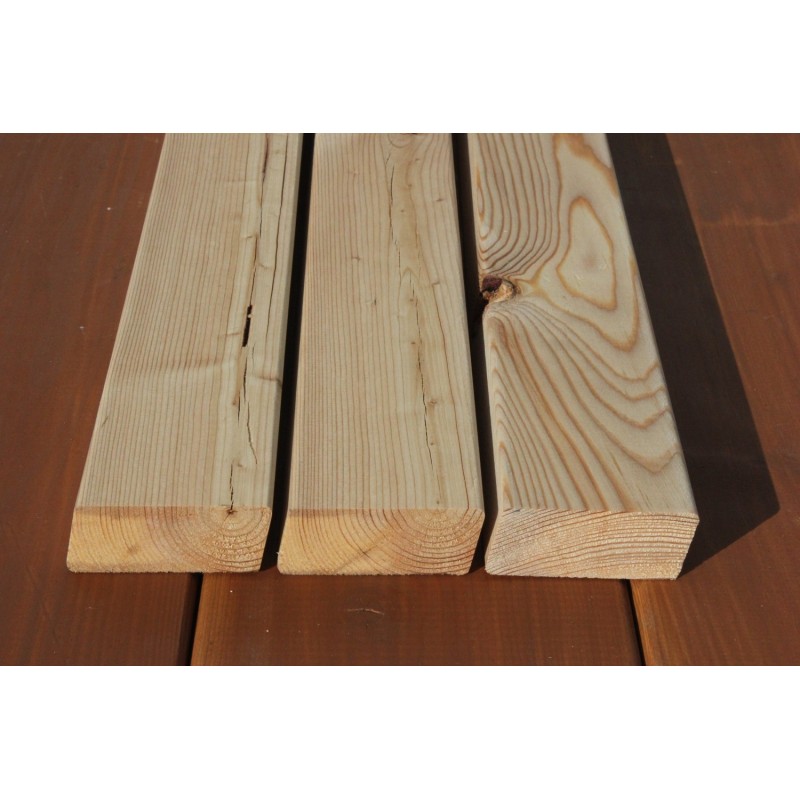 B-Sortierung / Rhombusleiste (15°) 28x68mm Sibirische Lärche