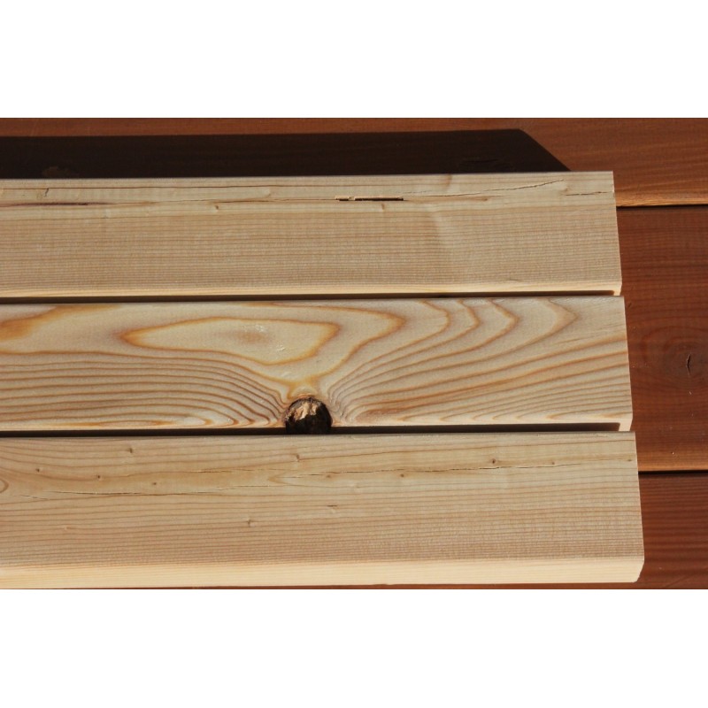 B-Sortierung / Rhombusleiste (15°) 28x68mm Sibirische Lärche