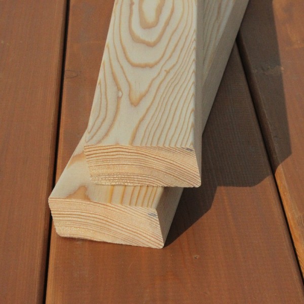 E-Sortierung / Rhombusleiste (15°) 28x68mm Sibirische Lärche