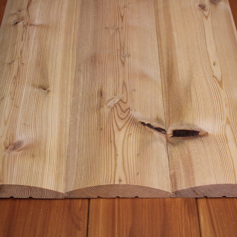 Restposten / Blockhausprofil Profilholz 32x113mm Sibirische Lärche