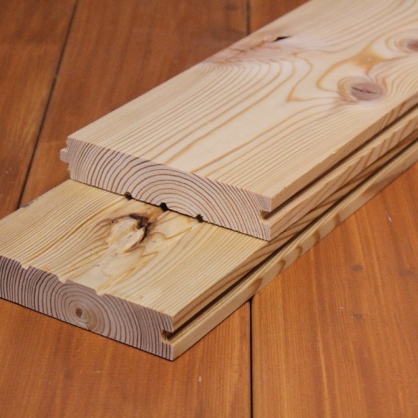 Restposten / Bodendiele 28x122mm Sibirische Lärche