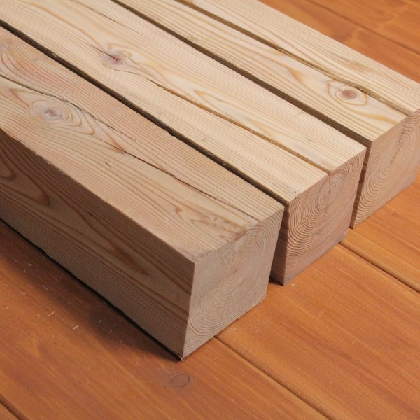 B-Sortierung / Kantholz 70x70mm Sibirische Lärche