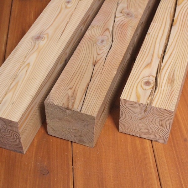 B-Sortierung / Kantholz 70x70mm Sibirische Lärche