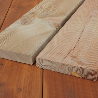 B-Sortierung / Glattkantbretter 28x142mm Sibirische Lärche