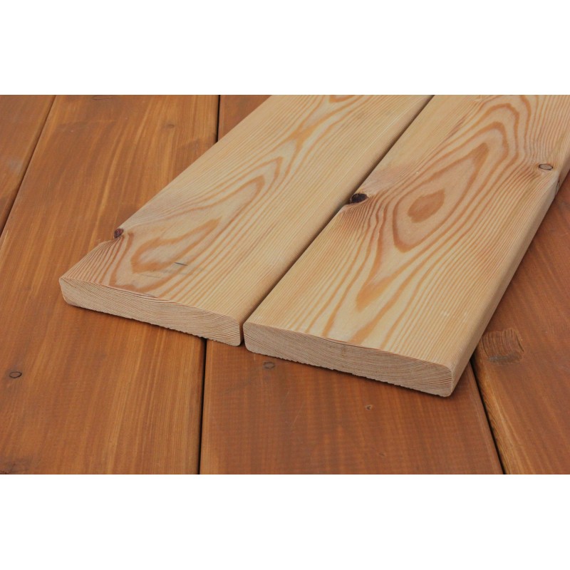 B-Sortierung / Glattkantbretter 21x140mm Sibirische Lärche