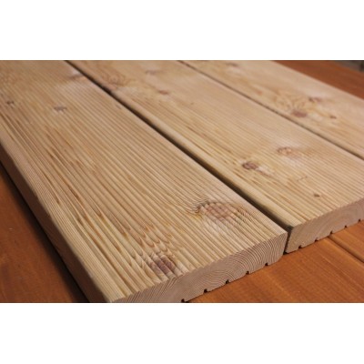 Terrassendielen geriffelt sibirische Lärche - Larix sibirica