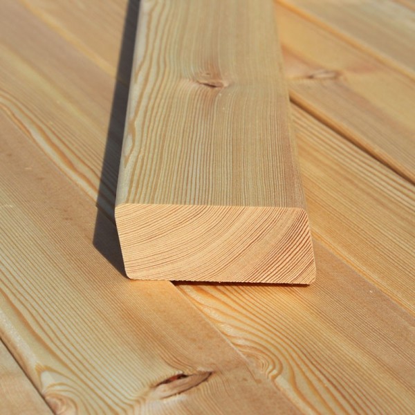 A-Sortierung / Rhombusleiste (15°) 28x68mm Sibirische Lärche