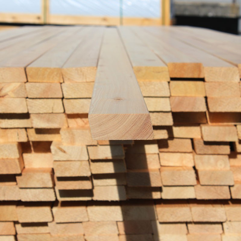 A-Sortierung / Rhombusleiste (15°) 28x68mm Sibirische Lärche