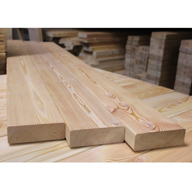 B-Sortierung / Kantholz 45x140mm Sibirische Lärche