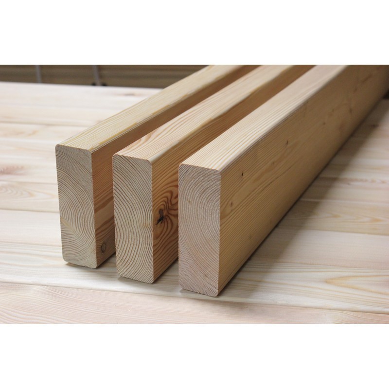 B-Sortierung / Kantholz 45x140mm Sibirische Lärche