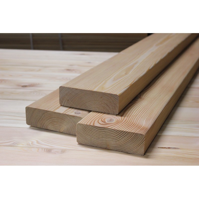 B-Sortierung / Kantholz 45x140mm Sibirische Lärche