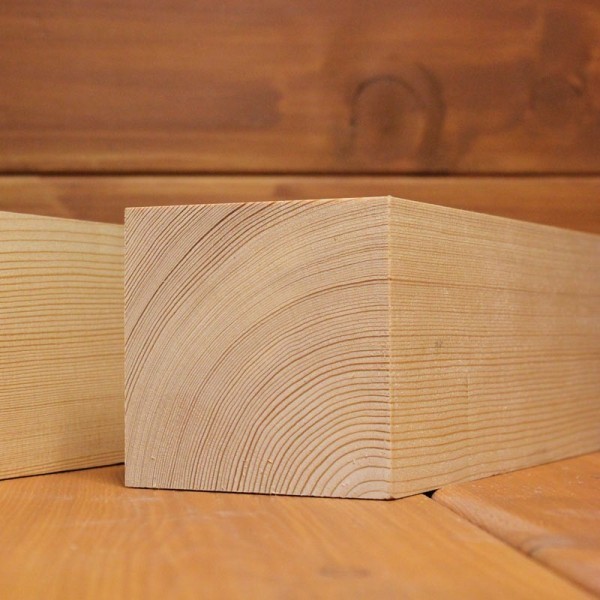 A-Sortierung / Kantholz 70x70mm Sibirische Lärche