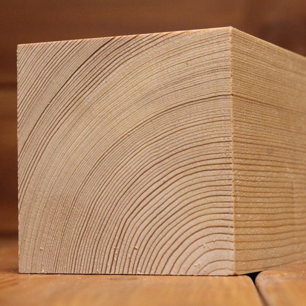 A-Sortierung / Kantholz 70x70mm Sibirische Lärche