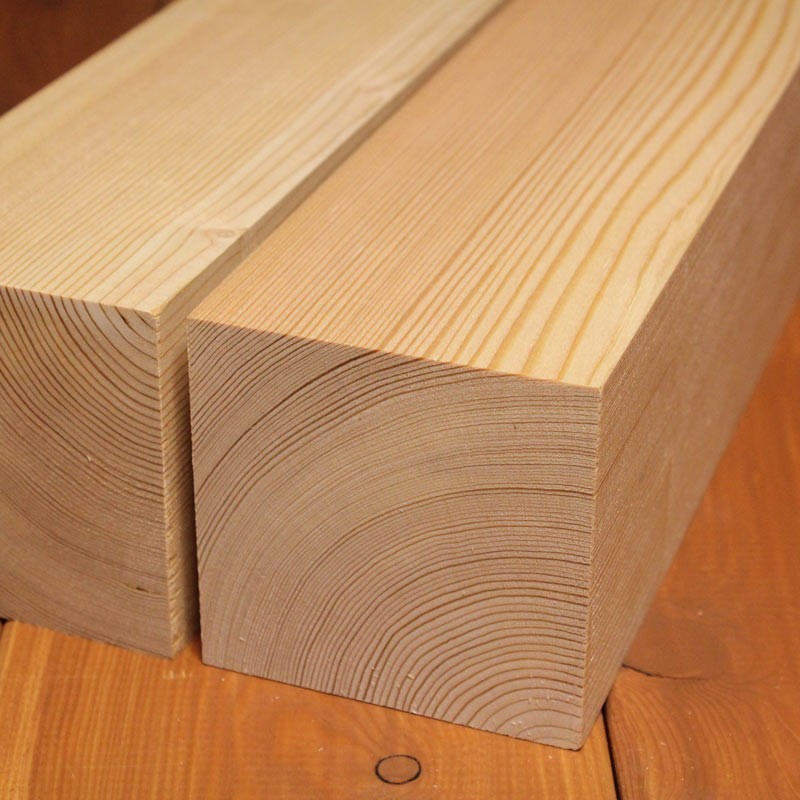 A-Sortierung / Kantholz 70x70mm Sibirische Lärche