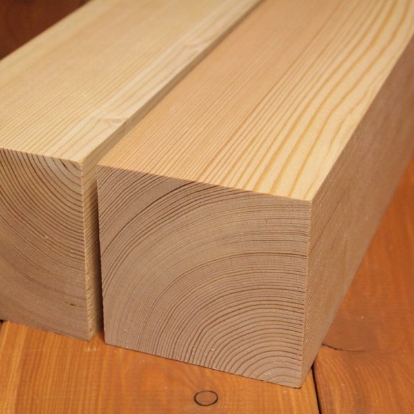 A-Sortierung / Kantholz 70x70mm Sibirische Lärche