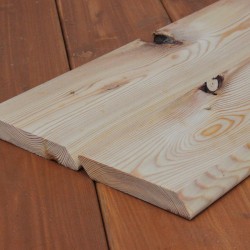 B-Sortierung / Rhombusleiste (45°) 20x120mm Sibirische Lärche