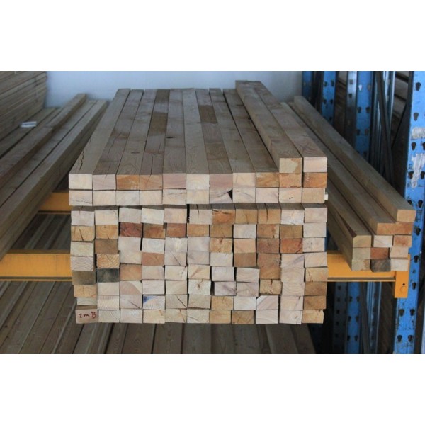 Restposten / B-Sortierung / Kantholz 40x60mm Sibirische Lärche