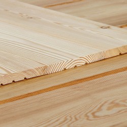Profilholz glatt, Faseprofil sibirische Lärche 14x115 mm