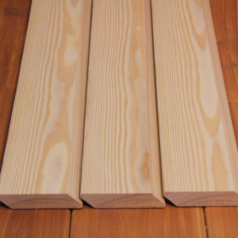 A-Sortierung / Rhombusleiste (45°) 20x90mm Sibirische Lärche